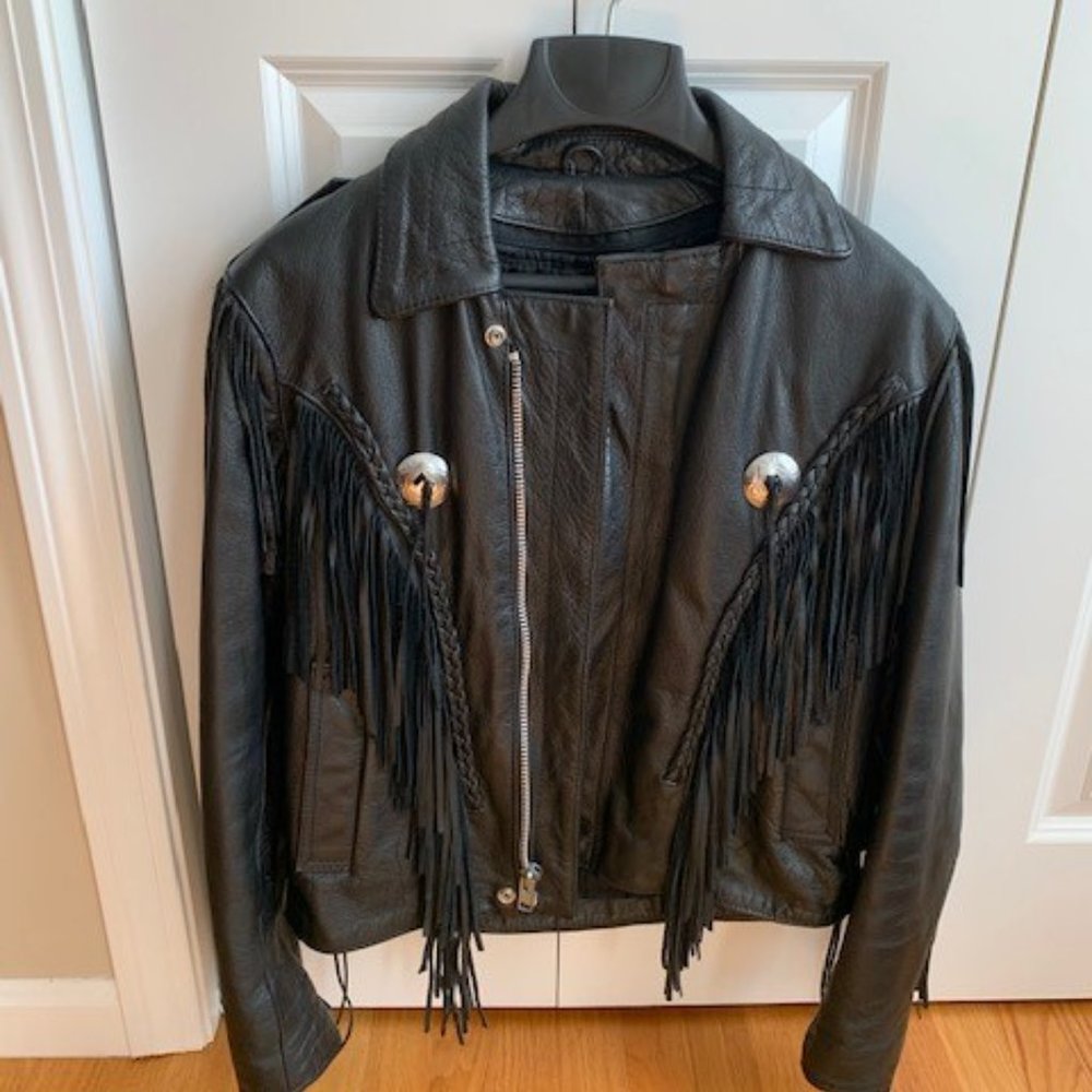 Women's Black Lined Leather Jacket